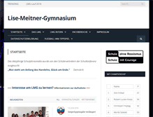 Tablet Screenshot of hp.lise-meitner-gymnasium.de